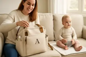 Borse cambio personalizzate per neonati: perché piacciono sempre più alle mamme organizzate