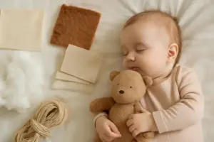 Quali materiali scegliere per un peluche personalizzato? I vantaggi per la pelle delicata del bambino
