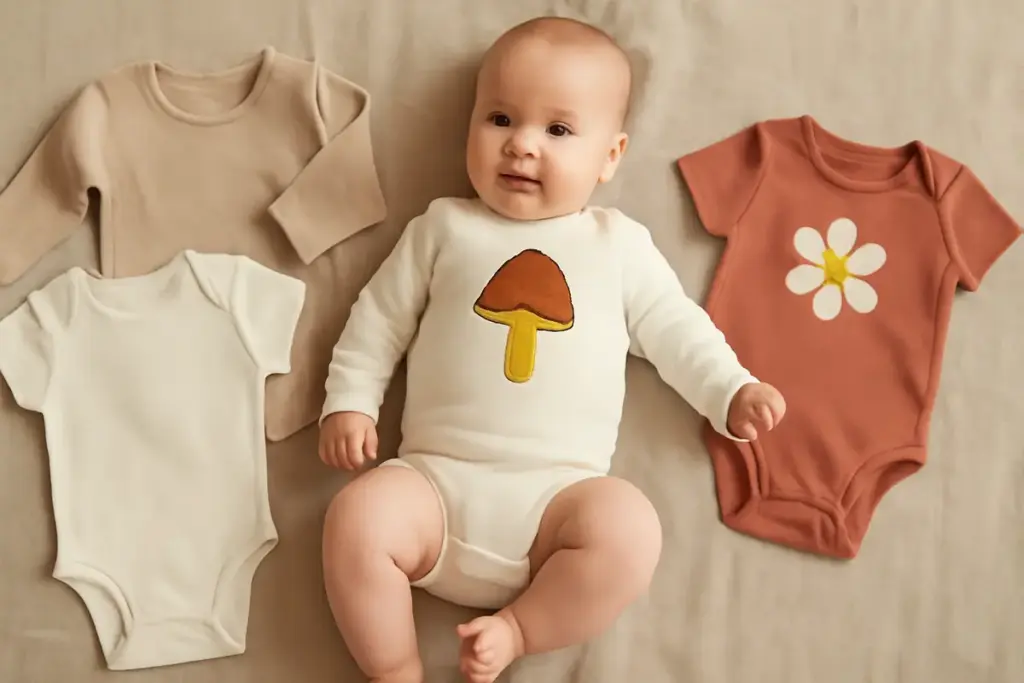 Tendenze nei body personalizzati per neonati: materiali e grafiche che fanno la differenza sulla pelle