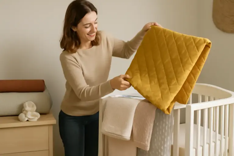 Come scegliere una copertina personalizzata per la culla: materiali e dettagli da considerare