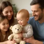 Storie di una famiglia e peluche personalizzati: come i piccoli trovano il loro primo amico speciale