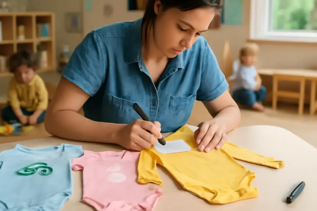 Personalizzazione delle tutine per neonati: il dettaglio che aiuta negli asili nido